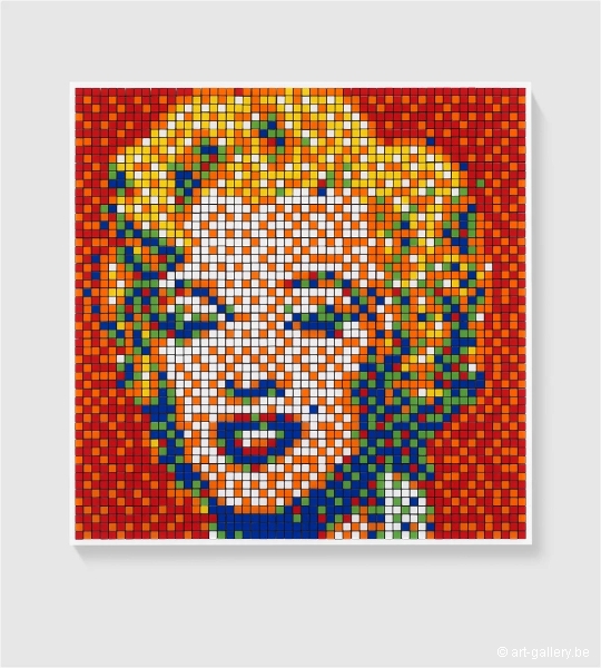 INVADER Space - Rubik Shot Red Marilyn